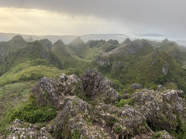 Rocky landscape of the Moalboal Philippines